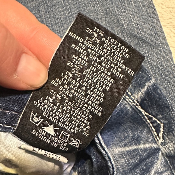 709.   Grace Blue Ankle & Cropped Jeans - Picture 4 of 12